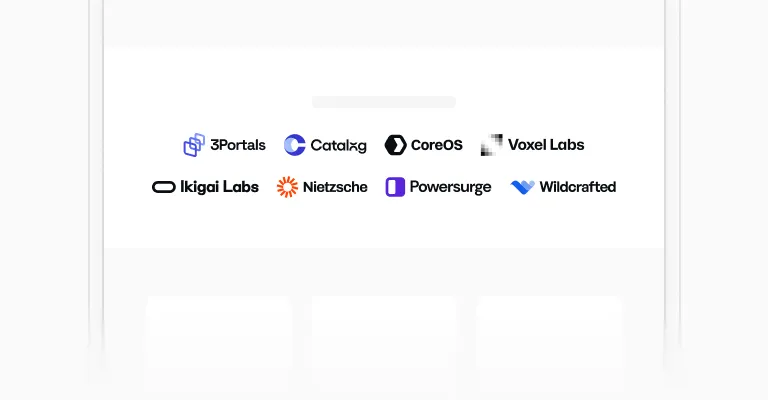 Social proof sections